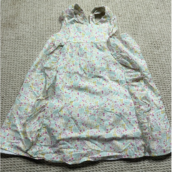 Shabby Chic Other - Shabby Chic Dress Girls Size 6 Spring Sundress Bunny Rabbit Floral Whimsical